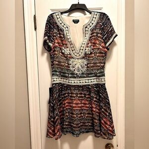 Bebe Turkish Flare Dress size 8 NWT